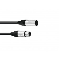 PSSO XLR cable 3pin 7.5m bk Neutrik